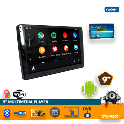 EQUIPO MULTIMEDIA 9801 9-INCH, ANDROID 12.2, 1+32G