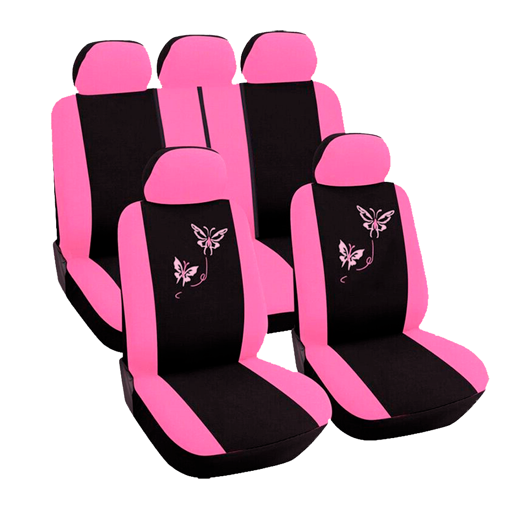 FORRO DE ASIENTO DE MUJER POLYESTER 8pcs MARIPOSAS MULTICOLOR - ACSCO-8000  - AC Racing, lo que necesites en Accesorios, Iluminación, Filtros,  Spoilers, Roof Racks y más para tu auto, nosotros lo tenemos.