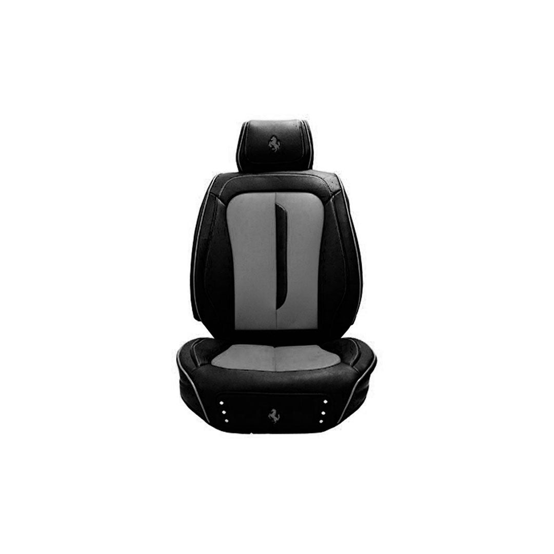 Motor Trend LuxeFit - Funda de asiento trasero de pelo sintético negra para  asiento trasero de automóvil, funda acolchada para asiento de coche con