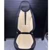 FORRO DE ASIENTO CUERINA BUTACA NEGRO CON BEIGE