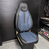 FORRO DE ASIENTO CUERINA BUTACA NEGRO CON AZUL