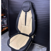 FORRO DE ASIENTO CUERINA BUTACA NEGRO CON BEIGE