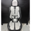 FORRO DE ASIENTO CUERINA NEGRO CON GRIS