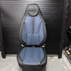 FORRO DE ASIENTO CUERINA BUTACA NEGRO CON AZUL