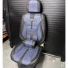 FORRO DE ASIENTO CUERINA NEGRO CON AZUL