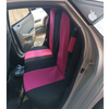 FORRO DE ASIENTO EN POLIESTER NEGRO/FUCSIA