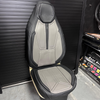 FORRO DE ASIENTO CUERINA BUTACA NEGRO CON GRIS