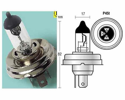 BOMBILLO HALOGENO 12V 60/55W TRES CONT