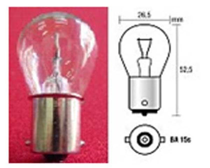 BOMBILLO 12V/32CO UN CONTACTO