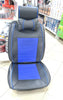 KIT FORRO ASIENTO LUXURY-AZUL/NEGRO CUERINA