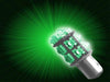 BOMBILLO 1034 12V TIPO RACIMO 13 LED VERDE