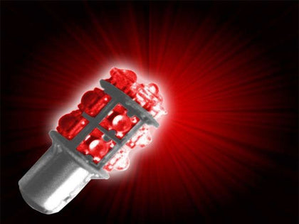 BOMBILLO 1141 12V TIPO RACIMO 13 LED ROJO