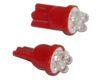 BOMBILLO 158/194 12V 4 LED ROJO