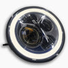 SEALED BEAM LED BLANCA-FONDO SILVER 7