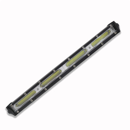 Partsam - Barra LED de línea ultra fina de 4 pulgadas, 6 cristales  transparentes sellados de diodo, color blanco, 12V