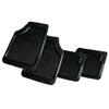 JUEGO DE TAPETES PVC 4PCS NEGRO