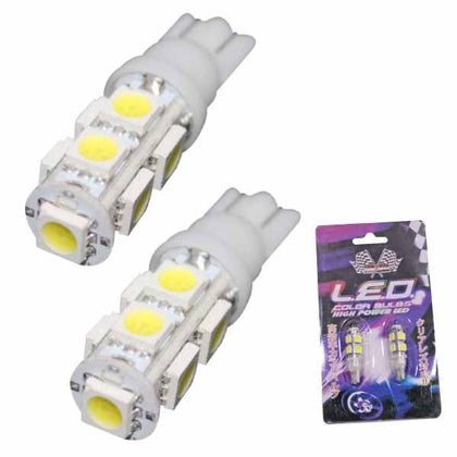 BOMBILLO T10 9SMD 5050 BLANCO LED HIGH POWER