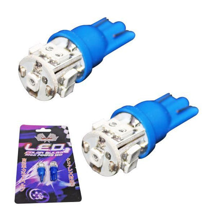 BOMBILLO T10 10SMD 1210 AZUL LED HIGH POWER