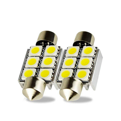 BOMBILLO 31MM 6SMD 5050 BLANCO LED HIGH POWER