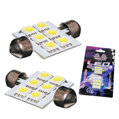 BOMBILLO 36MM 6SMD 5050 BLANCO LED HIGH POWER