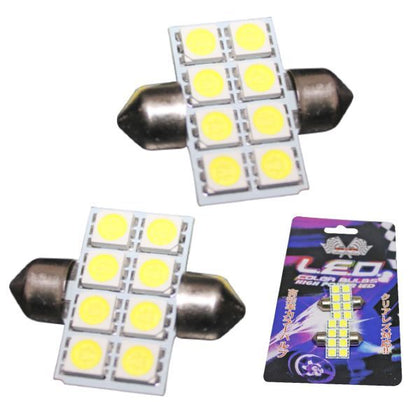 BOMBILLO 31MM 8SMD 5050 BLANCO LED HIGH POWER