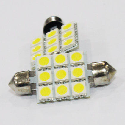 BOMBILLO 39MM 9SMD 5050 BLANCO LED HIGH POWER