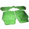 JUEGO DE TAPETES METALIZADO VERDE 3PCS