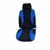 FORRO DE ASIENTO POLIESTER NEGRO/AZUL