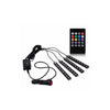 LUZ LED INTERIOR CON CONTROL 4PCS MULTICOLOR