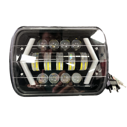 SEALED BEAM ALTAS Y BAJAS OJO DE ANGEL BICOLOR -50W