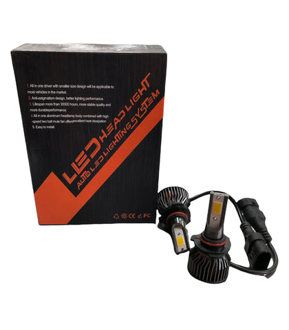 LUZ LED HEADLIGHT COLOR CALIDO 4300K-9006