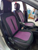 FORRO DE ASIENTO SUPER DELUXE NEGRO/MORADO CUERINA