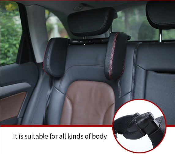 Reposacabezas Coche, Doble Apoyacabezas Lateral Para Asiento De Coche Para  Niños Y Adultos De Viaje, Negro