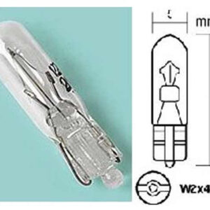 BOMBILLO HALOGENO 12V/3W UN CONTACTO (PIOJITO)