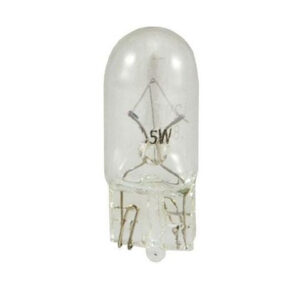 BOMBILLO HALOGENO 24V/5W UN CONTACTO (COLA PESCADO)
