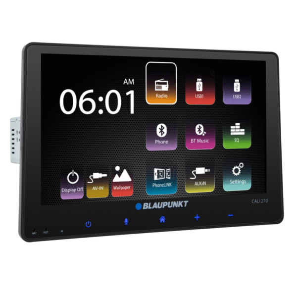 10.1" DISPLAY MULTIMEDIA 1DIN, CHASSIS FLOATING PANEL, AUTO LINK, MIRRORING, SLIM OS, BT BLAUPUNKT