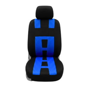FORRO DE ASIENTO POLIESTER NEGRO/AZUL