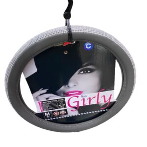 CUBREVOLANTE M SD GIRLY BLING BLING GRIS (37 X 39 CM)