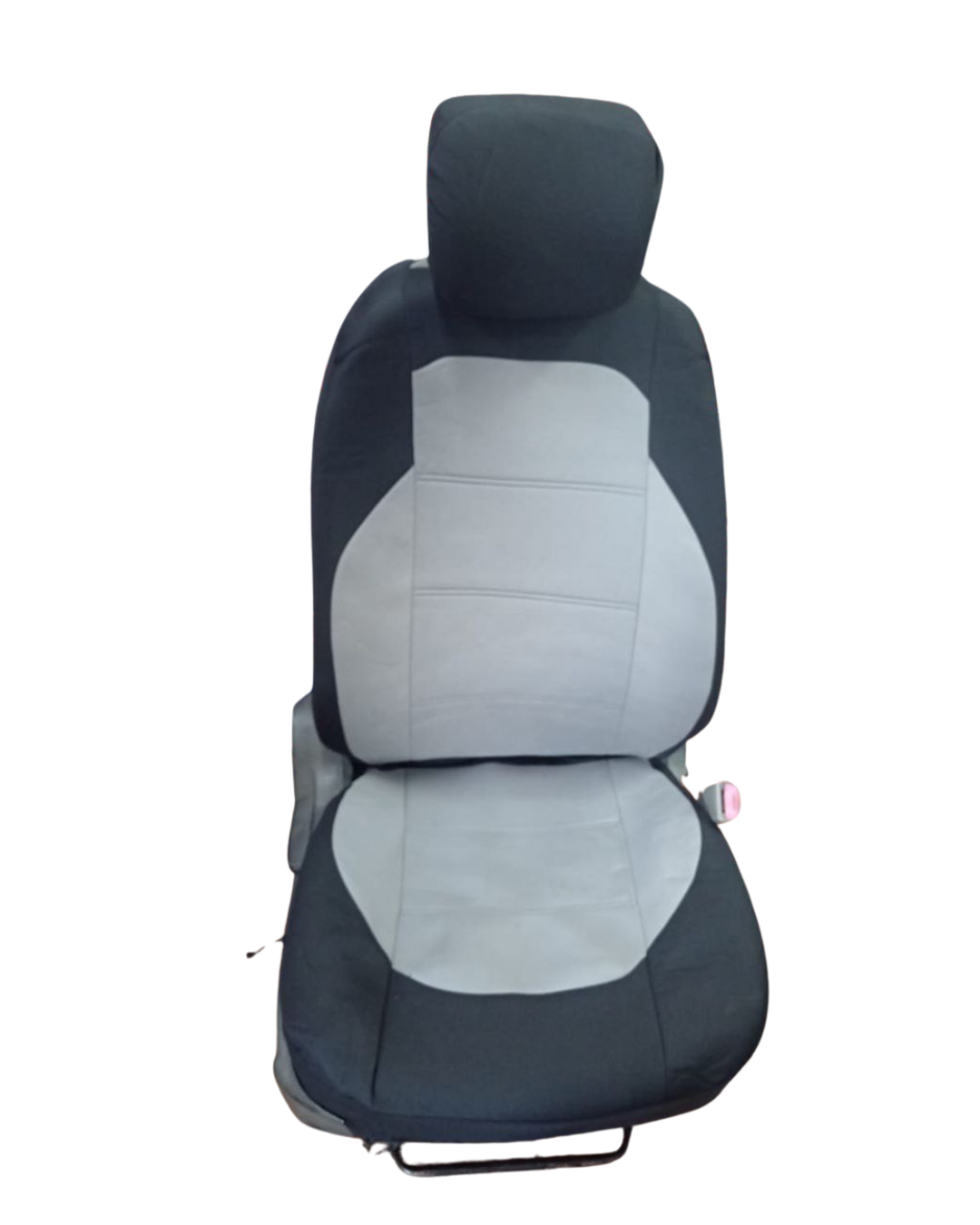 FORRO DE ASIENTO POLIESTER COLOR NEGRO/GRIS