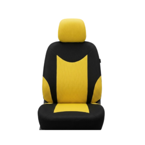 FORRO DE ASIENTO POLIESTER NEGRO/AMARILLO