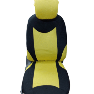 FORRO DE ASIENTO POLIESTER NEGRO/AMARILLO