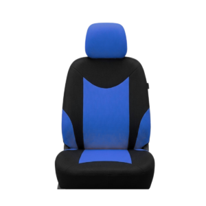 FORRO DE ASIENTO POLIESTER COLOR NEGRO/AZUL