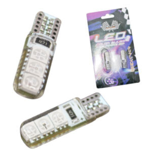 BOMBILLO LED CAMBUS T10-6SMD/5050 SILICON BLUE 12V