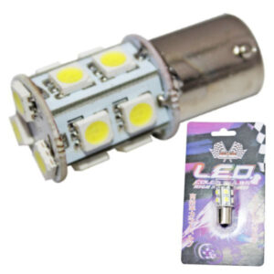 BOMBILLO LED FLASH 1156-13SMD 12V WHITE (2pcs)