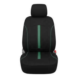 FORRO DE ASIENTO POLIESTER NEGRO/VERDE