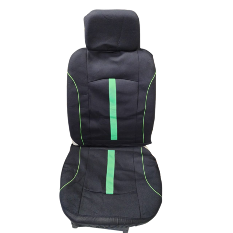 FORRO DE ASIENTO POLIESTER NEGRO/VERDE