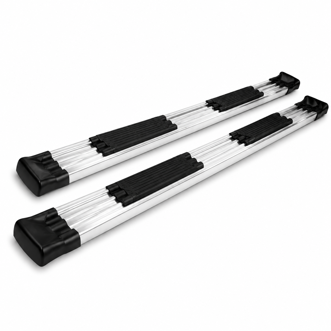 ESTRIBOS EN ALUMINIO CON ANTIDESLIZ TY HILUX 05