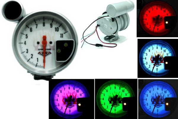 TACOMETRO 5" EN 7 COLORES 11.000 RPM - Image 30