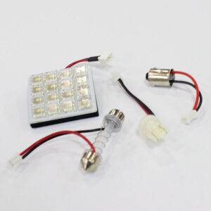 BOMBILLO LED TECHO RECTANGULAR 12V 16LED BLANCO 4X4