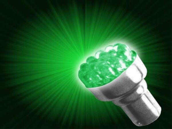 BOMBILLO LED 1034 12V 12  VERDE